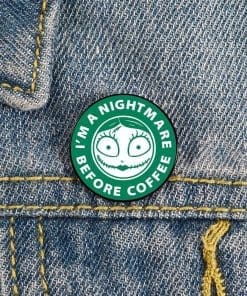 The Nightmare Before Christmas 'Sally | I'm A Nightmare Before Coffee' Enamel Pin