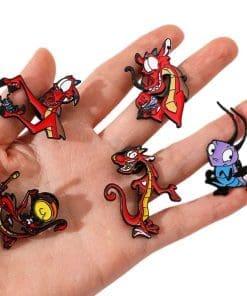 Alternative view of Mulan 'Mushu | Whatever' Enamel Pin