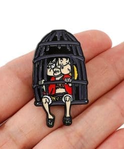 Alternative view of One Piece 'Monkey D. Luffy | Swollen Prison' Enamel