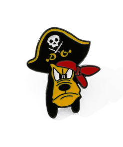 Mickey Mouse and Friends 'Pluto | pirate Head' Enamel Pin