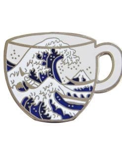 Cup of Tea ‘The Great Wave of Kanagawa’ Enamel Pin