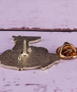 Alternative view of Black Cat 'Jackson Wizard' Enamel Pin