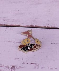 Black Cat 'Jackson Wizard' Enamel Pin