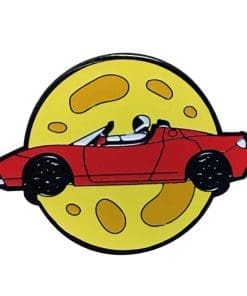 Tesla 'Roadster Space' Enamel Pin
