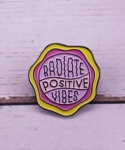Radiate Positive Vibes Enamel Pin