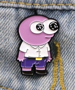 Alternative view of Smiling Friends 'Pim' Enamel Pin
