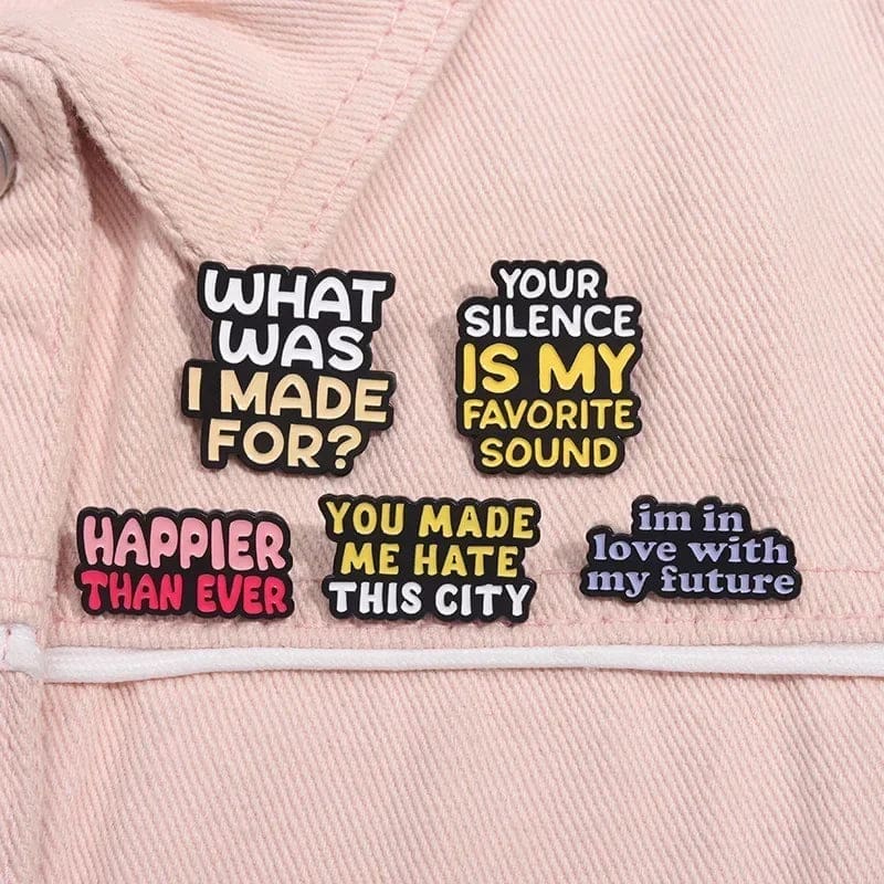 Your Silence Is My Favorite Sound Enamel Pin - Image 4