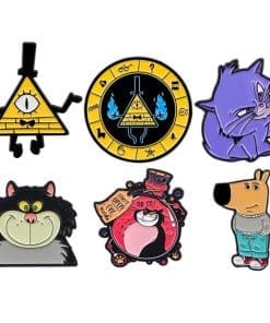 Gravity Falls ‘Bill Cipher | Fire Wheel’ Enamel Pin - Image 5