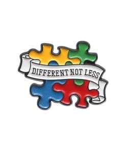 Autism Awareness 'Different Not Less' Enamel Pin