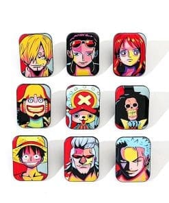 One Piece 'Set of 9 Wanted Pirate' Enamel Pin