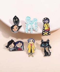 Alternative view of Coraline 'Witch' Enamel Pin