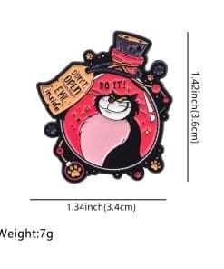 Alternative view of Cinderella ‘Don't Open Evil Inside Lucifer’ Enamel Pin