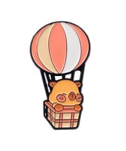 Capybara 'Hot Air Balloon' Enamel Pin