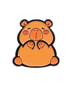 Capybara 'Big Tummy' Enamel Pin
