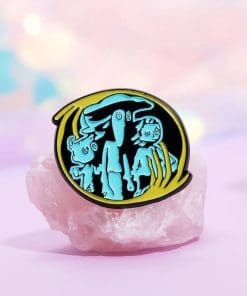 Alternative view of Coraline 'Journey' Enamel Pin