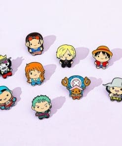 One Piece ‘Set of 9 Chibi Pirates’ Enamel Pin - Image 3