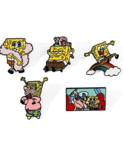 Spongebob Squarepants 'Set of 5 Playful Buddy' Enamel Pin