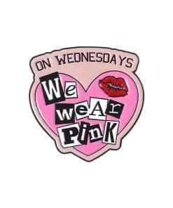 Mean Girls Heart ‘On Wednesdays We Wear Pink’ Enamel Pin