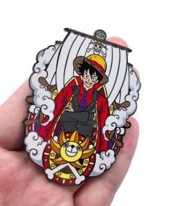 Alternative view of One Piece 'Luffy Pirate Master' Enamel Pin