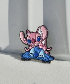 Alternative view of Lilo and Stitch ‘Playful Stitch and Angel’ Enamel Pin