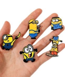 Alternative view of Minions 'Set of 5 Funny Creatures' Enamel Pin