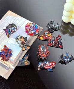 Alternative view of Batman 'Iconic Hero' Enamel Pin