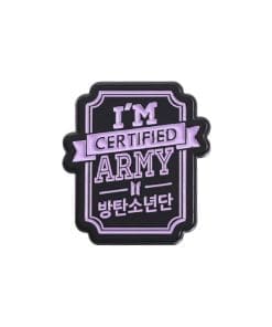 BTS 'I'm Certified ARMY' Enamel Pin