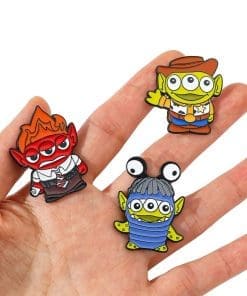 Alternative view of Toy Story 'Set of 3 Three Eyed Alien Cosplay' Enamel Pin