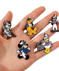 Mickey Mouse and Friends 'Set of 5 Marine Crew' Enamel Pin - Image 3