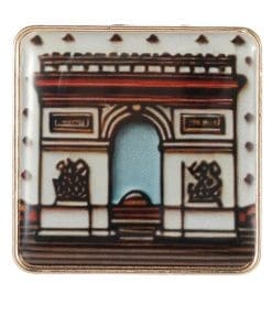 Vintage Landmark 'Arc de Triomphe Paris' Enamel Pin
