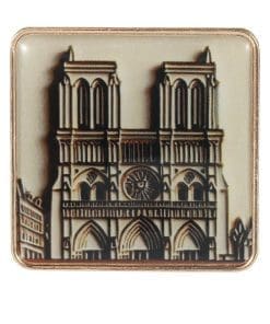 Vintage Landmark 'Cathedrale Notre-Dame de Paris' Enamel Pin