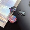 Comic Villains 'Set of 3 Joker and Harley' Enamel Pin