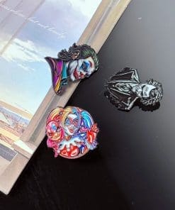 Comic Villains 'Set of 3 Joker and Harley' Enamel Pin