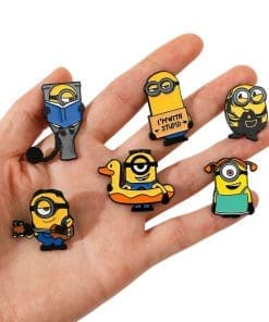 Alternative view of Minions 'Set of 6 Yellow Creatures' Enamel Pin