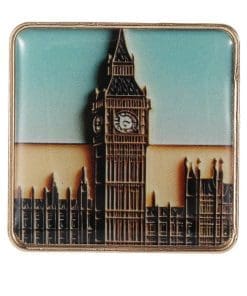 Vintage Landmark 'Big Ben London' Enamel Pin