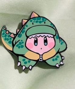 Kirby Dinosaur Enamel Pin