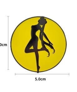 Alternative view of Sailor Moon 'Tsukino Transformation' Enamel Pin