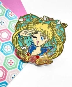 Alternative view of Sailor Moon ‘Schoolgirl’ Enamel Pin