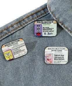 Alternative view of SpongeBob SquarePants 'Set of 3 Bikini Bottom' Enamel Pin