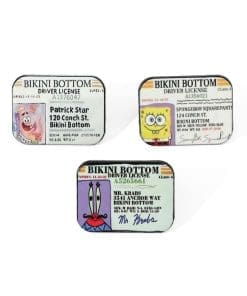 SpongeBob SquarePants 'Set of 3 Bikini Bottom' Enamel Pin
