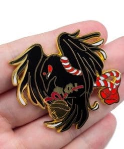 Alternative view of Mythical Crow Enamel Pin
