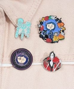 Alternative view of Coraline 'Witch Other Mother' Enamel Pin