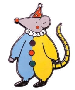 Clown Mouse Enamel Pin