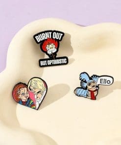Alternative view of Mental State 'Set of 3 Persona' Enamel Pin