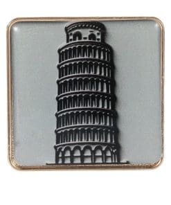 Vintage Landmark 'Leaning Tower of Pisa' Enamel Pin