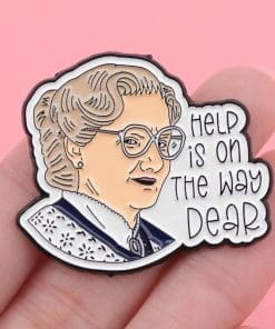 Alternative view of Mrs. Doubtfire ‘Help is on the Way Dear’ Enamel Pin