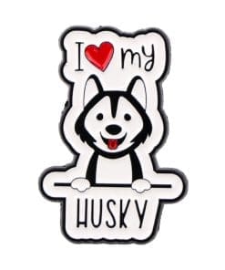 I Love Dog ' My Husky' Enamel Pin