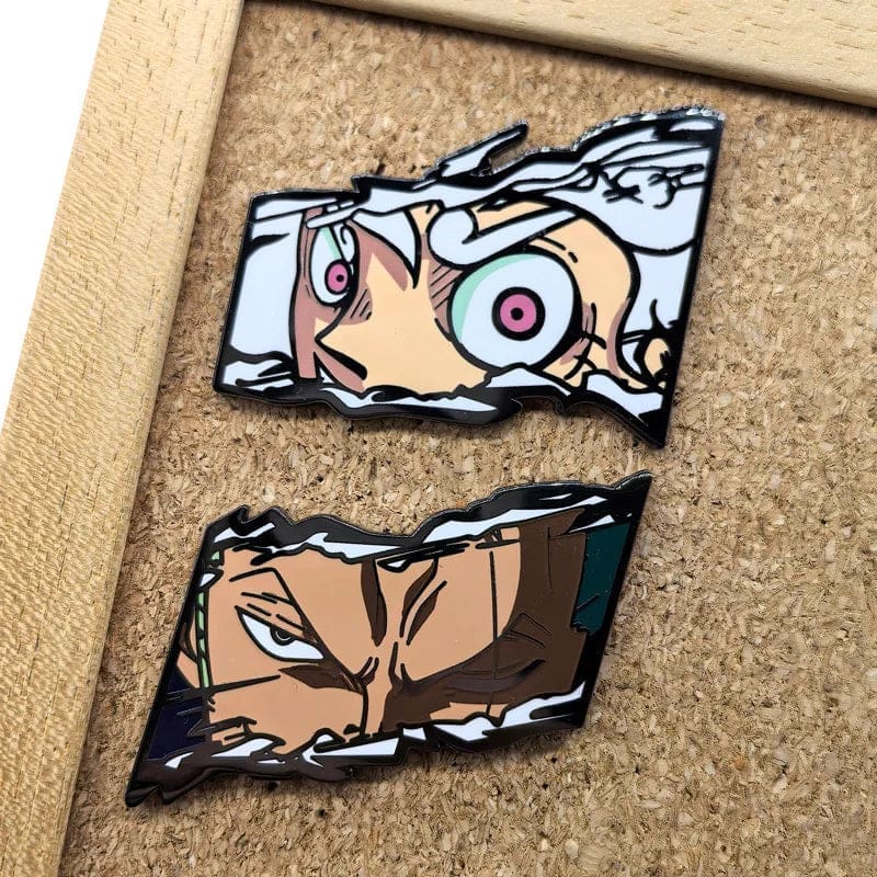One Piece 'Luffy Adventure Cut' Enamel Pin - Image 4