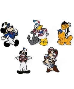 Mickey Mouse and Friends 'Set of 5 Marine Crew' Enamel Pin