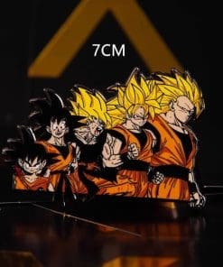 Alternative view of Dragon Ball Z 'Vegeta Evolution | 7cm' Enamel Pin